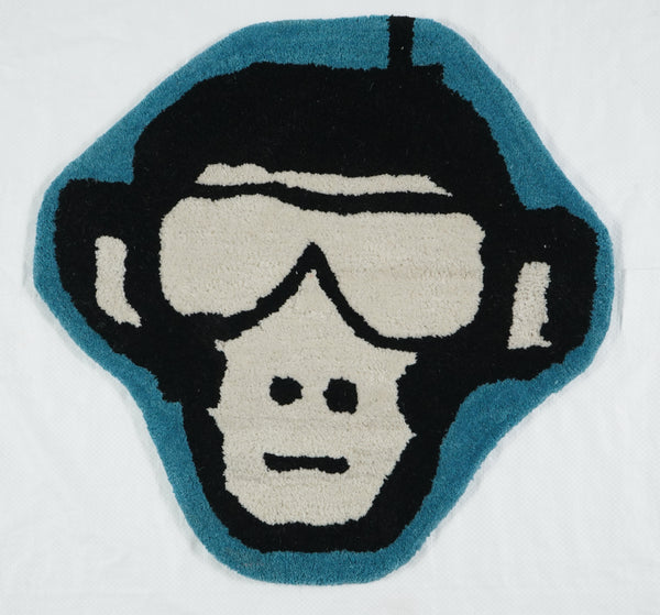 Blue Black Cream Monkey